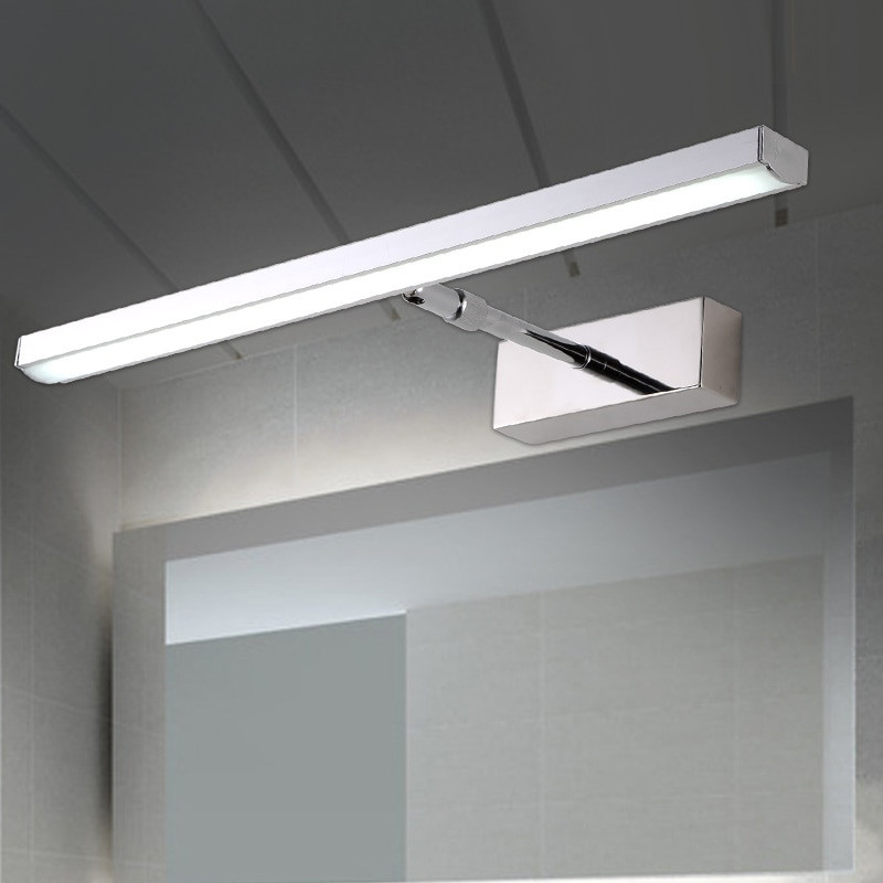 Bathroom Mirror Cabinet With Light
 Modern brief bathroom adjustable angle LED mirror light