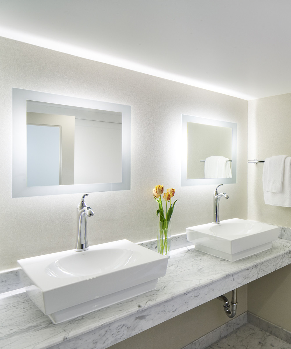 Bathroom Mirror Light
 Silhouette™ LED Lighted Bathroom Mirror