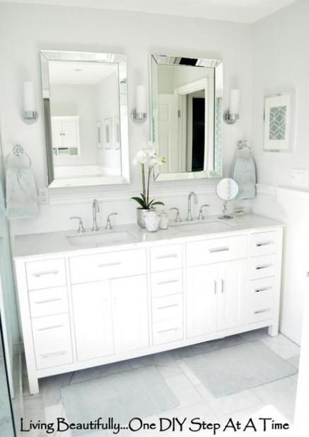 Bathroom Mirror Placement Over Vanity
 20 Trendy bath room mirror placement sconces bath