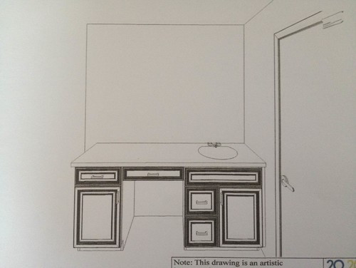 Bathroom Mirror Placement Over Vanity
 NEED HELP WITH PLACEMENT OF MIRRORS WITH OFFSET SINK AND