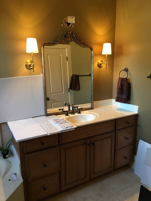 Bathroom Mirror Placement Over Vanity
 Recessed lighting placement over vanity
