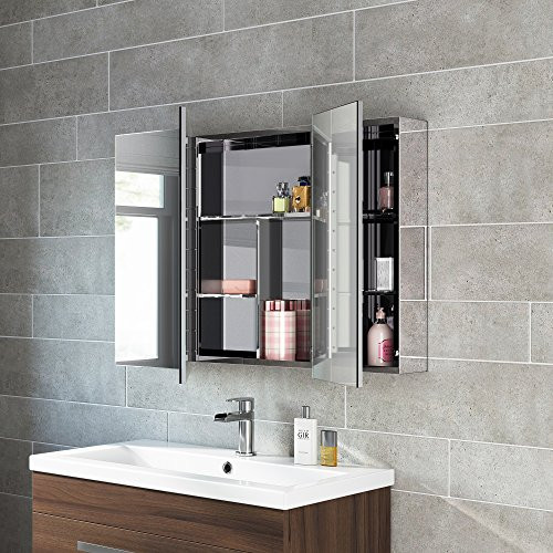 Bathroom Mirror Storage Cabinet
 600 x 900 Stainless Steel Bathroom Mirror Cabinet Modern
