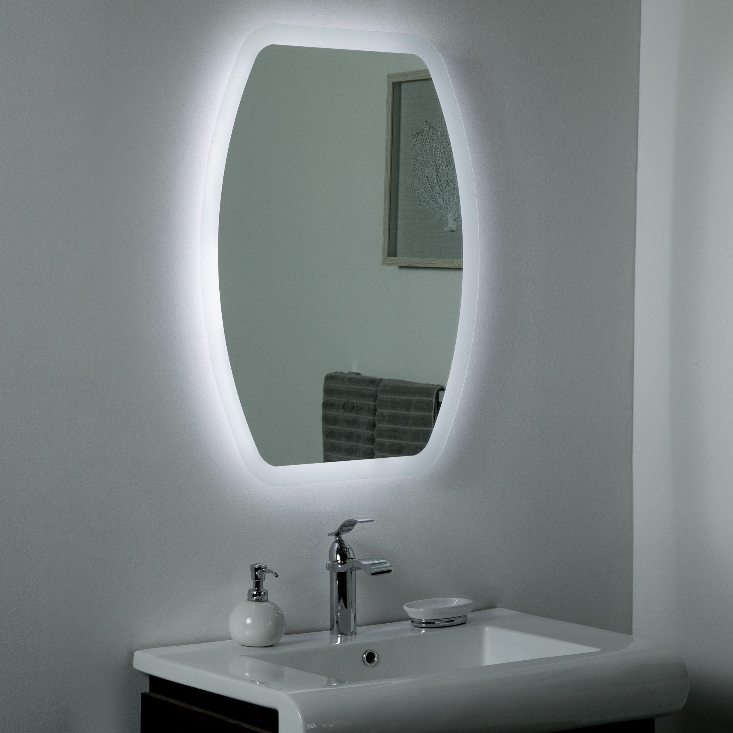 Bathroom Mirrors Walmart
 Lexy LED Bathroom & Selfie Mirror 31 5x 23 6in Vanity