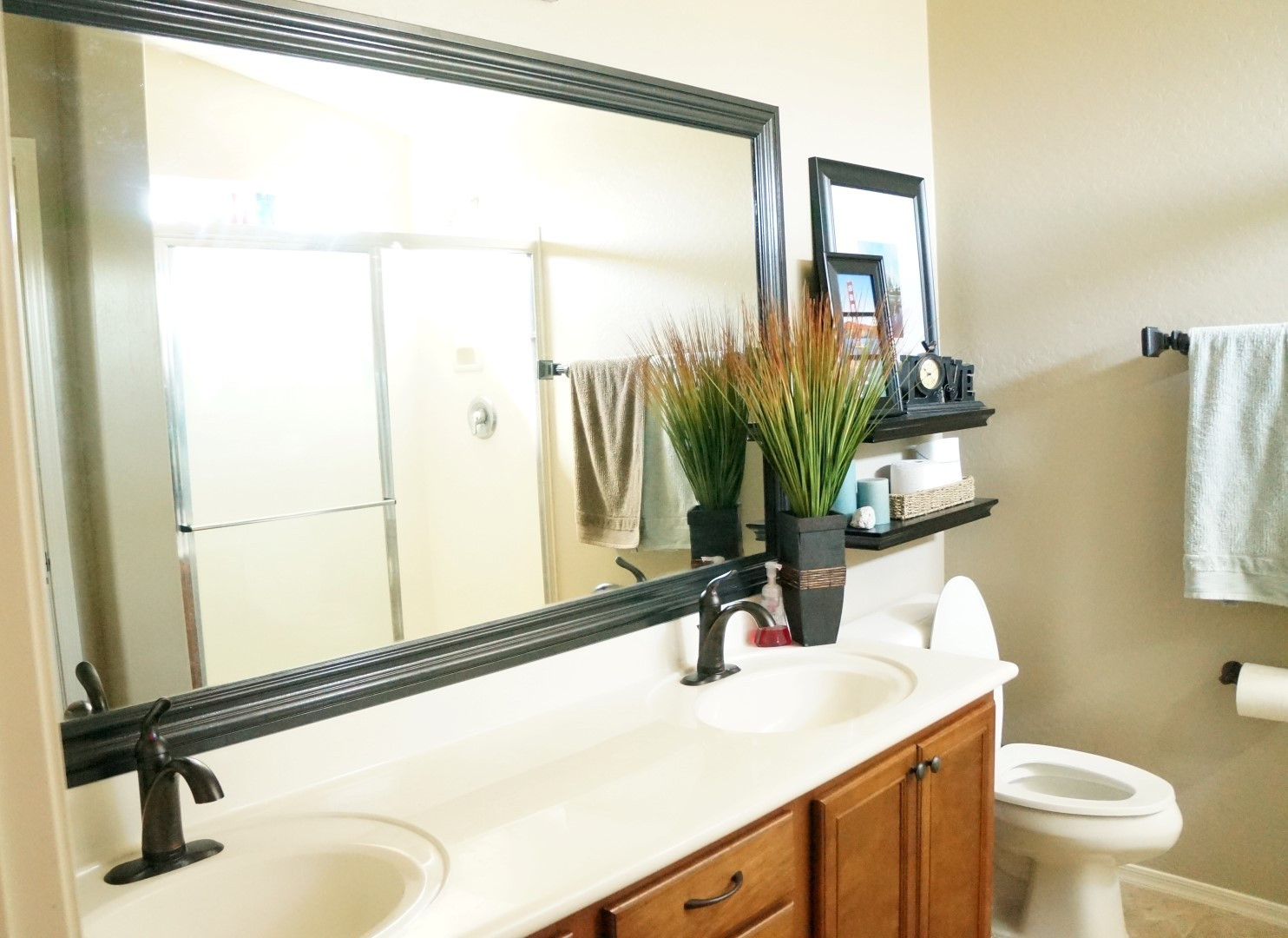 Bathroom Mirrors With Frames
 How to Frame a Mirror DIY Bathroom Mirror Frames