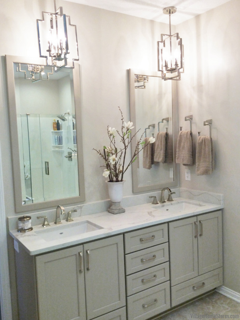 Bathroom Pendant Lights Over Vanity
 Before and After Archives Village Home Stores Blog