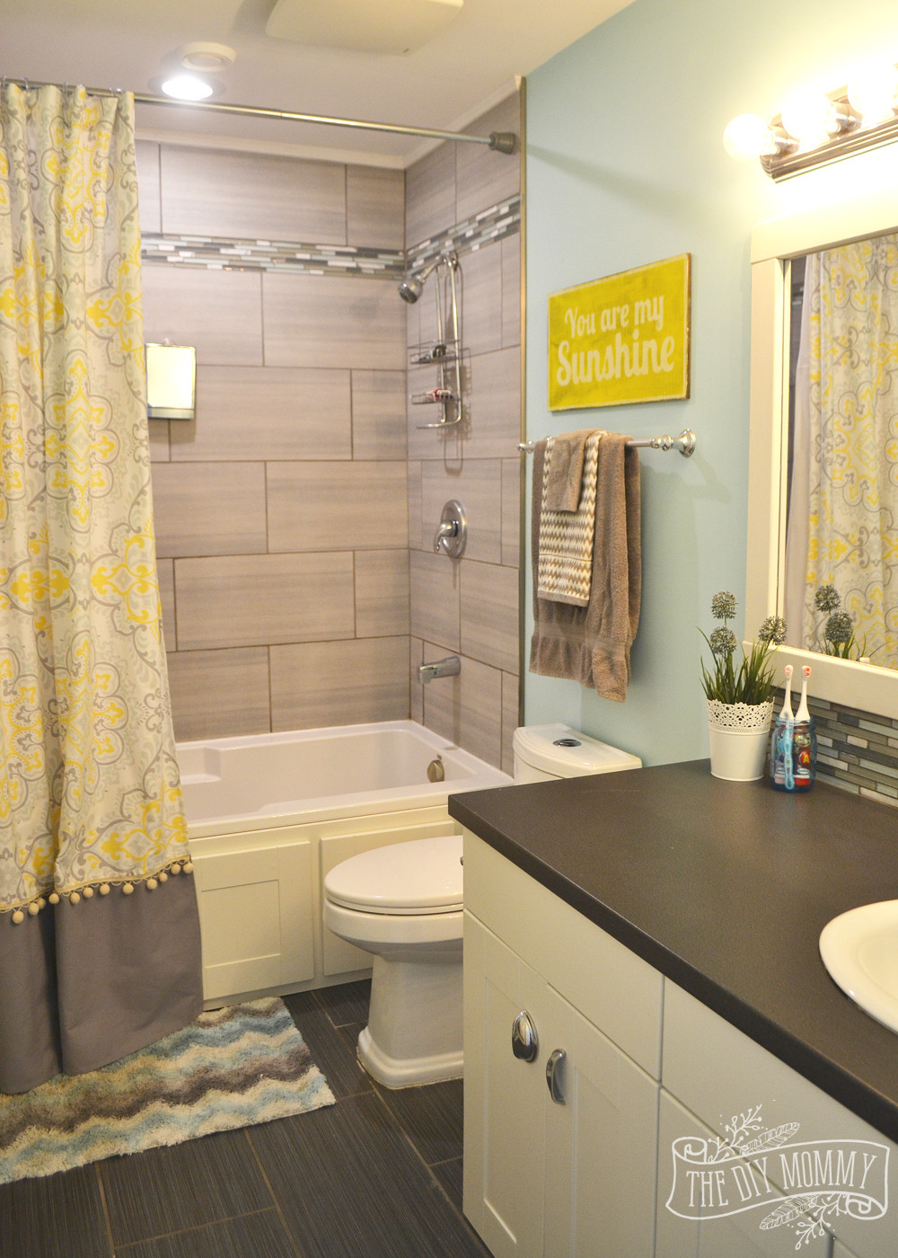 Bathroom Sets For Kids
 Kids Bathroom Reveal and some great tips for post reno