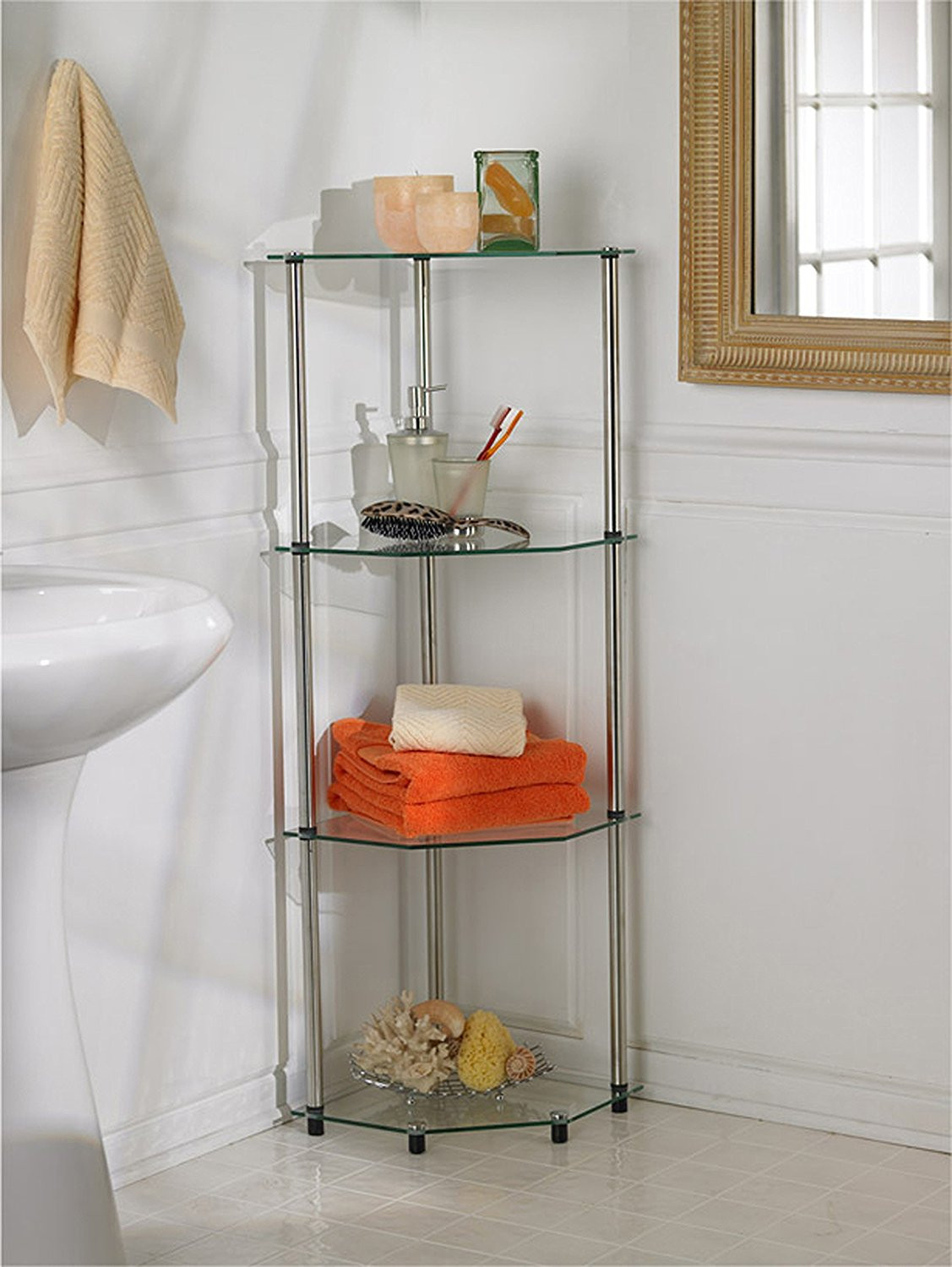 Bathroom Shower Corner Shelves
 Review of Glass based Bathroom Corner Shelves