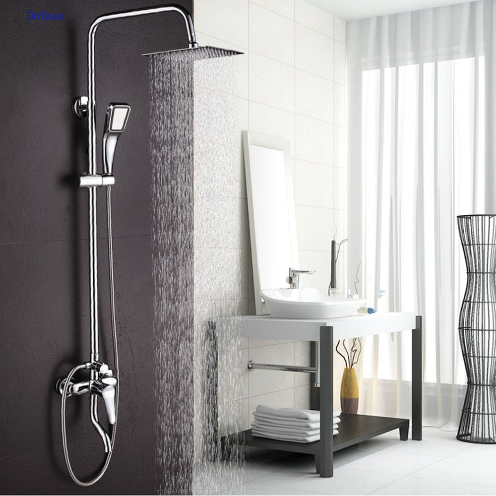Bathroom Shower Head
 Dofaso copper Bathroom Rain shower sets bath tap shower