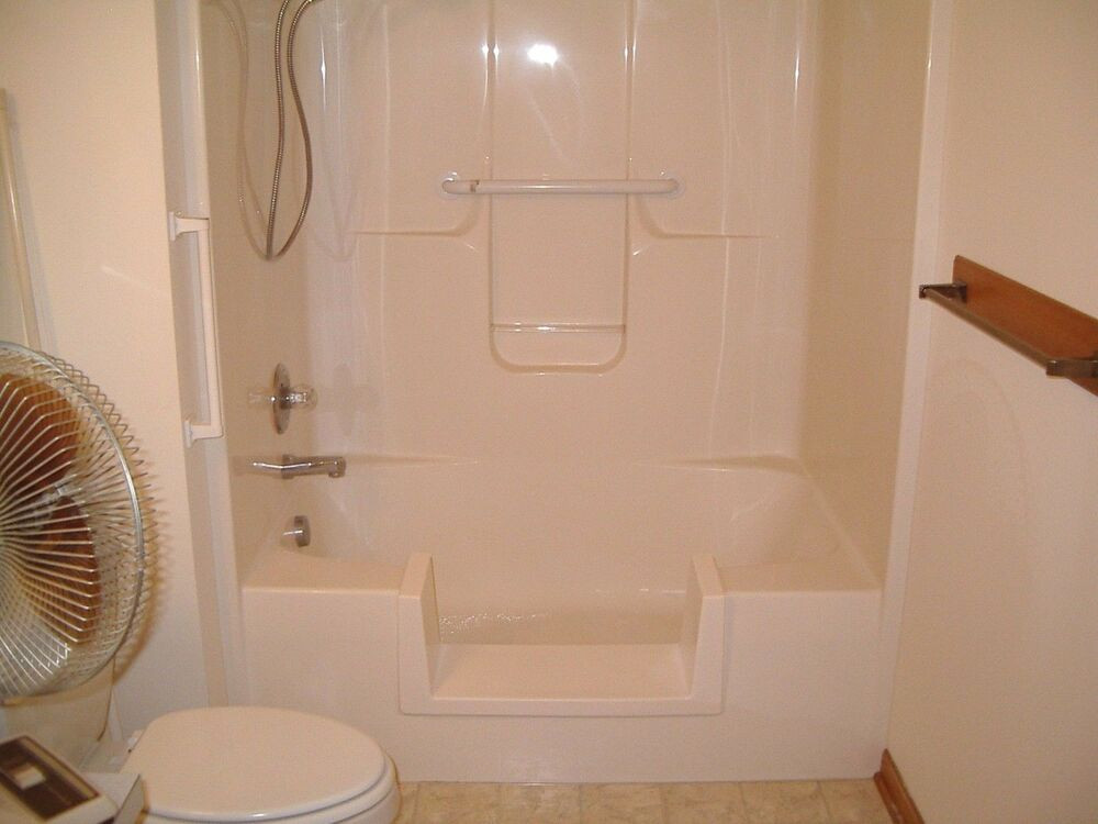 Bathroom Shower Inserts
 Walk In Bath To Shower Step Thru Insert DIY Conversion Kit
