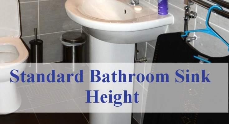 Bathroom Sink Height
 What Is The Standard Bathroom Sink Height Finest Bathroom