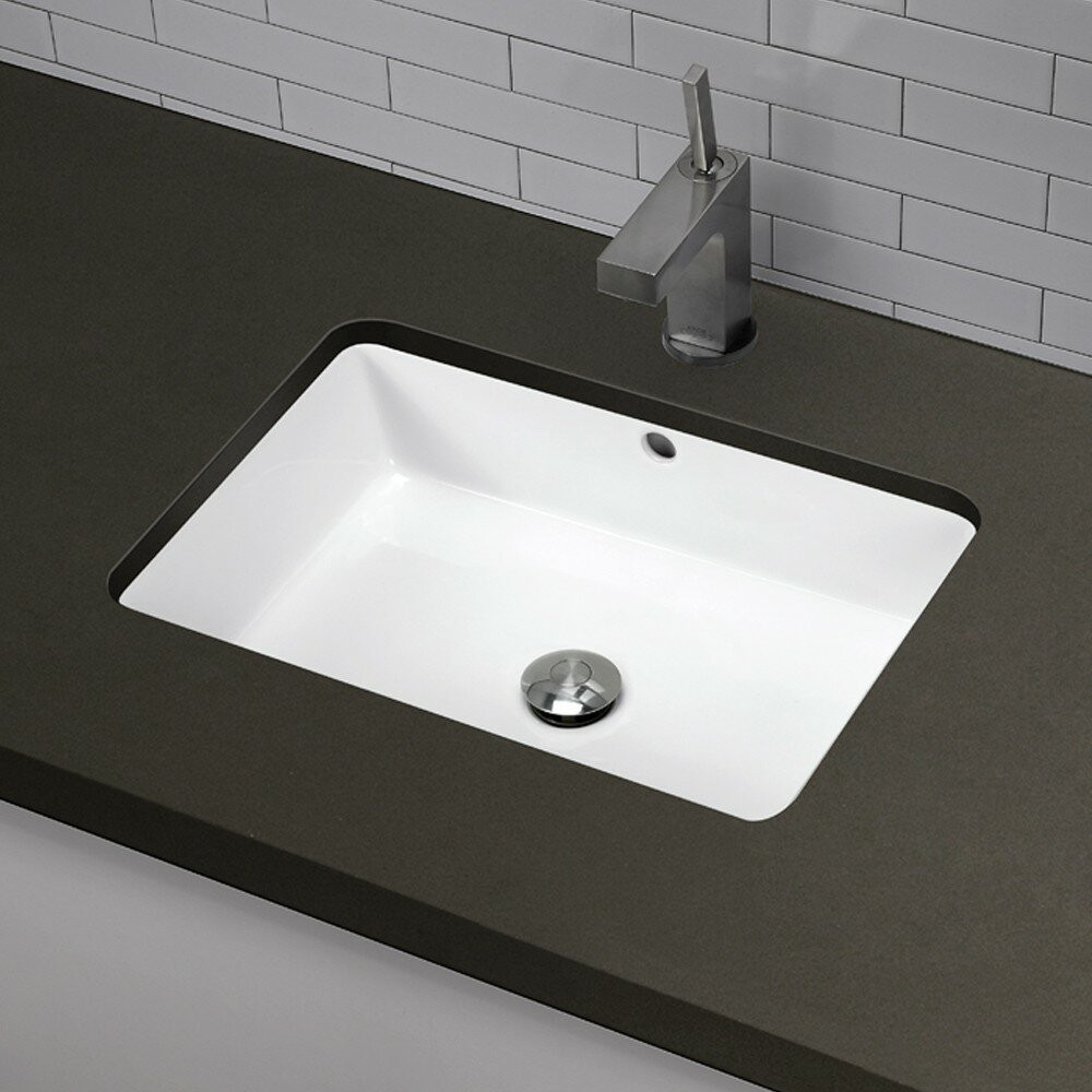 Bathroom Sinks Undermount
 DECOLAV Classically Redefined Rectangular Undermount