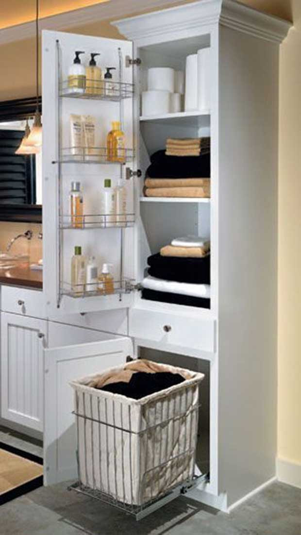 Bathroom Storage Ideas
 Cool Pull out Storage Ideas For Bathroom HomeDesignInspired