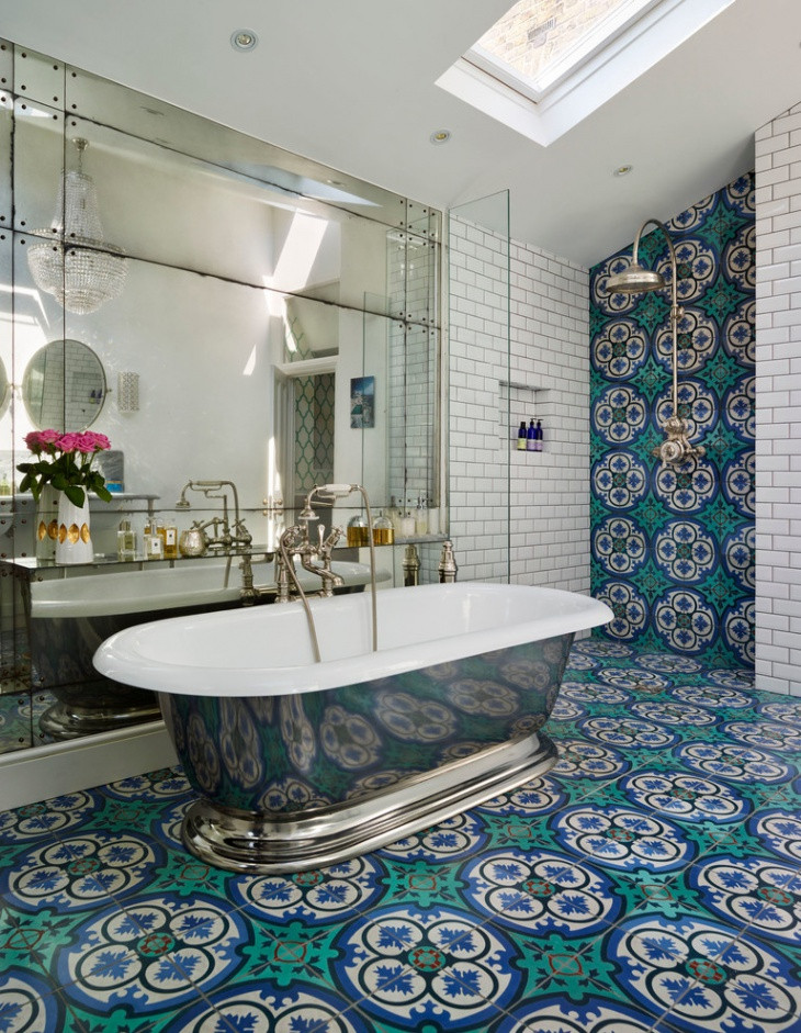 Bathroom Tile Design
 17 Floral Bathroom Tile Designs Ideas