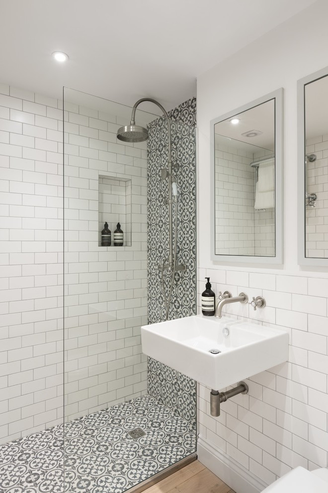 Bathroom Tile Design
 Blooming Small Shower Tile Designs with Apartment Flat