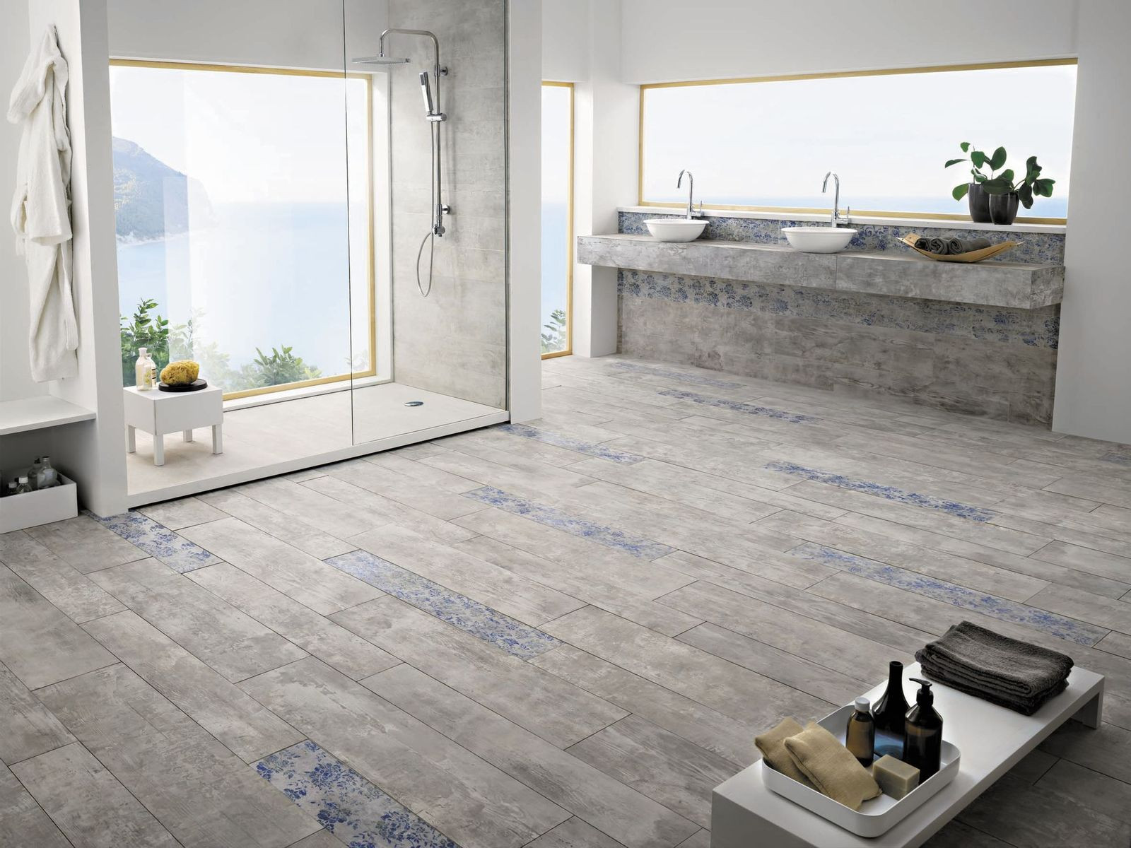 Bathroom Tile Ideas Floor
 25 Beautiful Tile Flooring Ideas for Living Room Kitchen