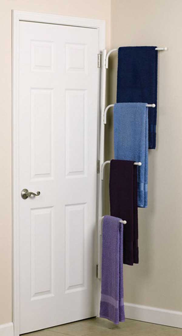 Bathroom Towel Designs
 32 of The Most Genius DIY Projects to Keep Bath Towels