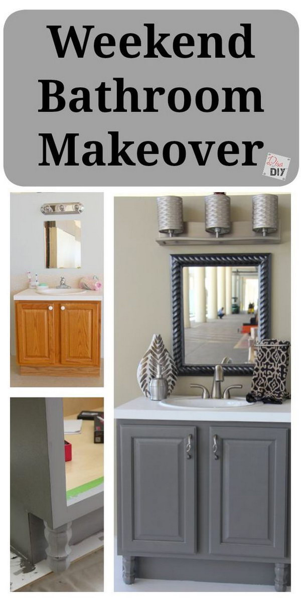 Bathroom Vanity Makeover Ideas
 Before and After Makeovers 20 Most Beautiful Bathroom
