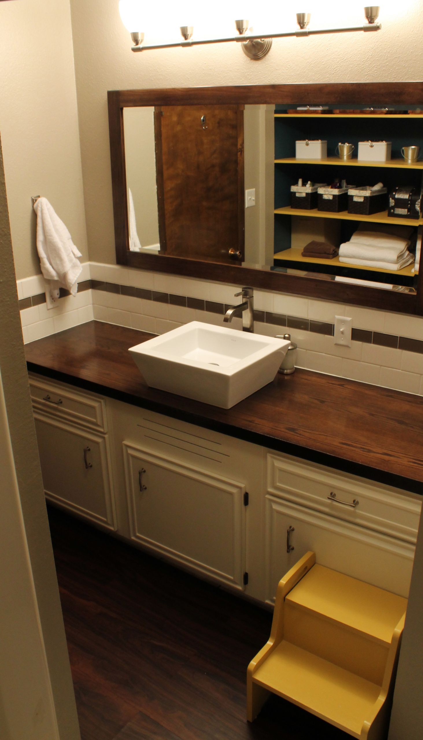 Bathroom Vanity Wood
 Wood Countertop