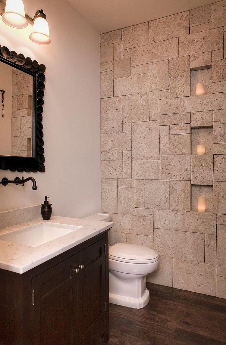 Bathroom Wall Tile
 30 Exquisite and Inspired Bathrooms with Stone Walls