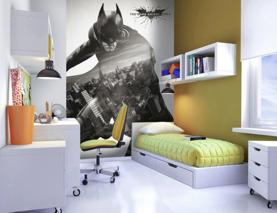 Batman Bedroom Wallpaper
 Stunning Great Batman Bedroom Ideas for Boys
