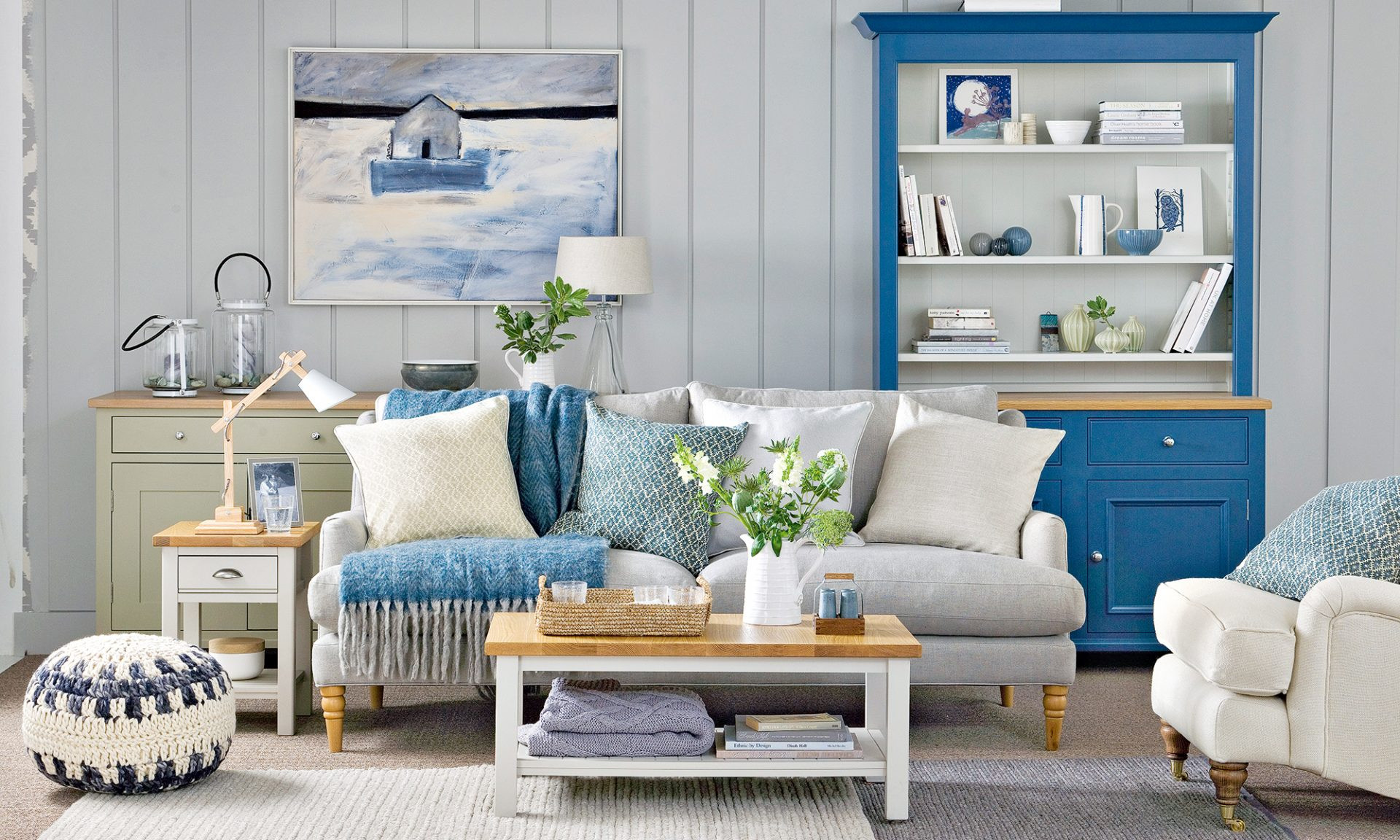 Beach Curtains For Living Room
 Coastal living rooms to recreate carefree beach days