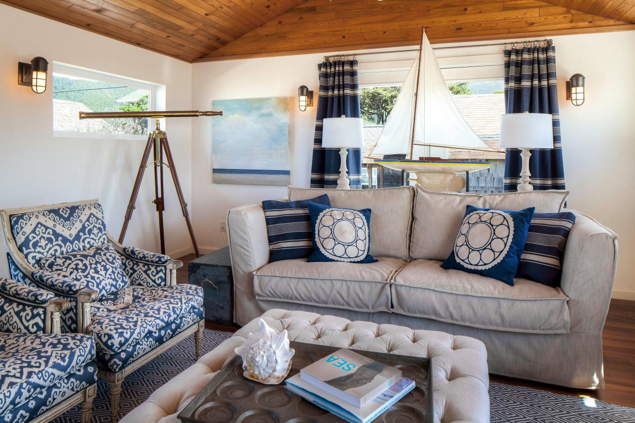 Beach Curtains For Living Room
 Coastal Living Rooms That Will Make You Yearn for the Beach