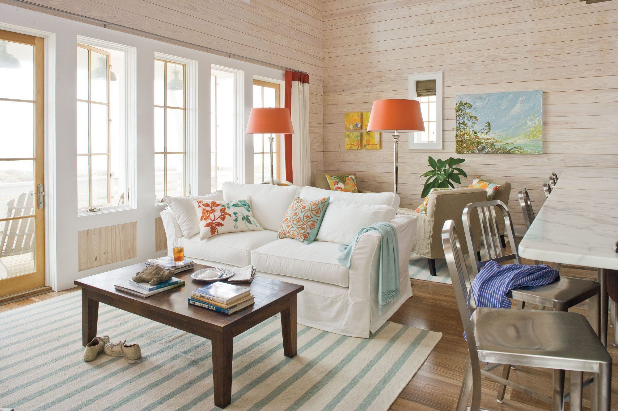 Beach Living Room Decor
 Beach Living Room Decorating Ideas Southern Living