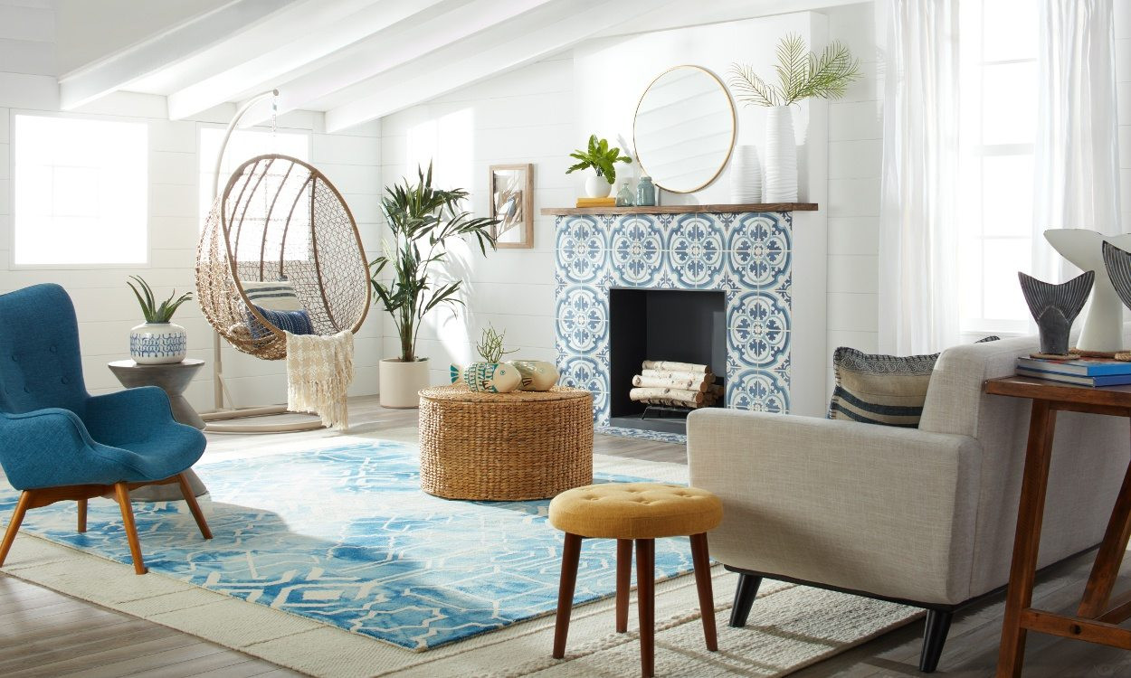 Beach Living Room Decor
 Fresh & Modern Beach House Decorating Ideas Overstock