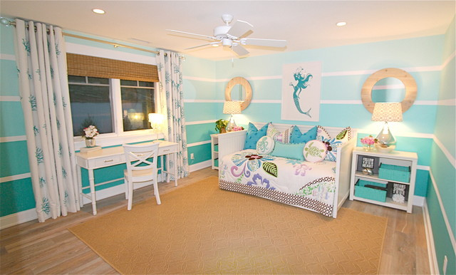 Beach Themed Kids Bedroom
 Mermaid Bedroom