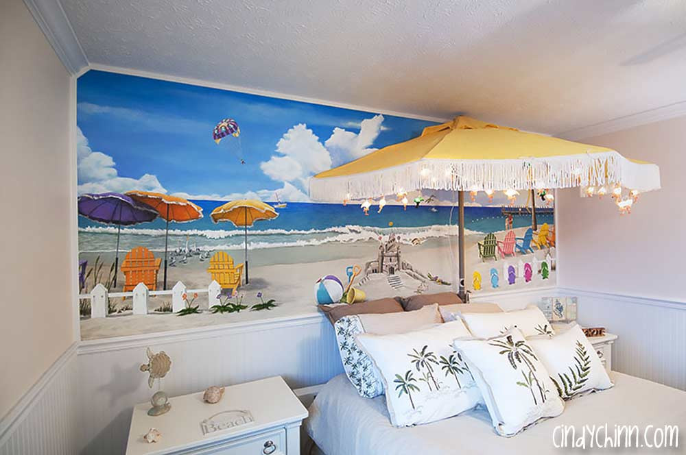 Beach Themed Kids Bedroom
 Murals for Kids Bedroom Beach Theme Cindy Chinn