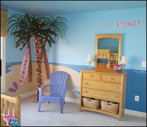 Beach Themed Kids Bedroom
 1000 images about Room decorations ideas for kids and