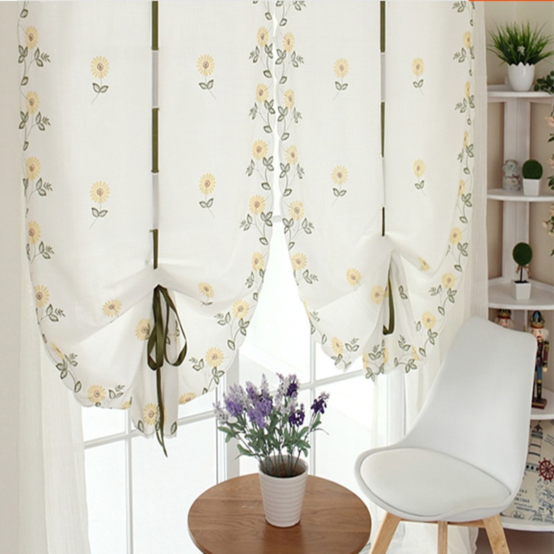 Beautiful Kitchen Curtains
 Aliexpress Buy European embroidered voile sheer