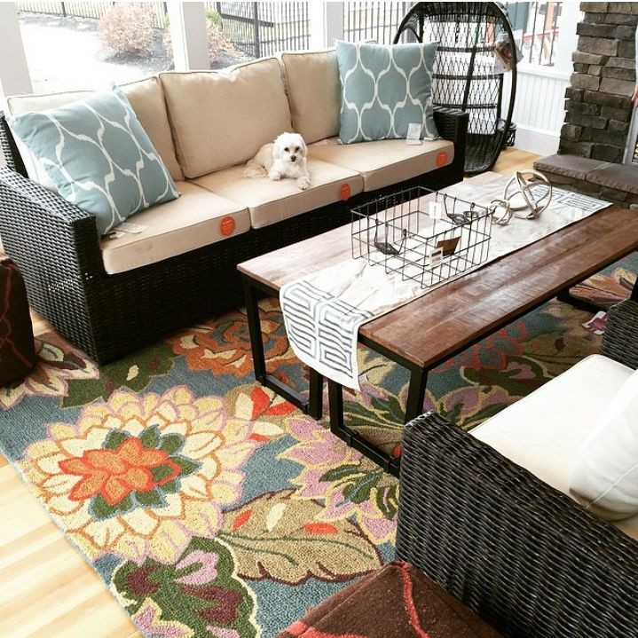 Beautiful Rugs For Living Room
 A beautiful living room with spring floral pattern Rugs