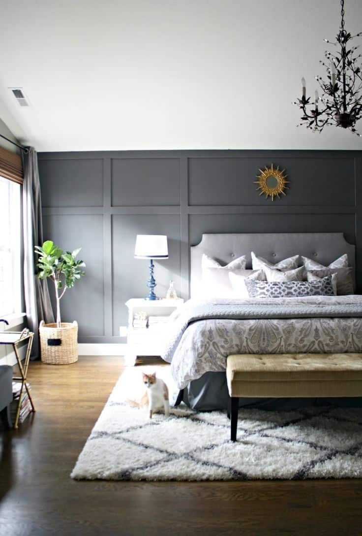 Bedroom Accent Wall
 Small master bedroom Here’s how to make the most of it