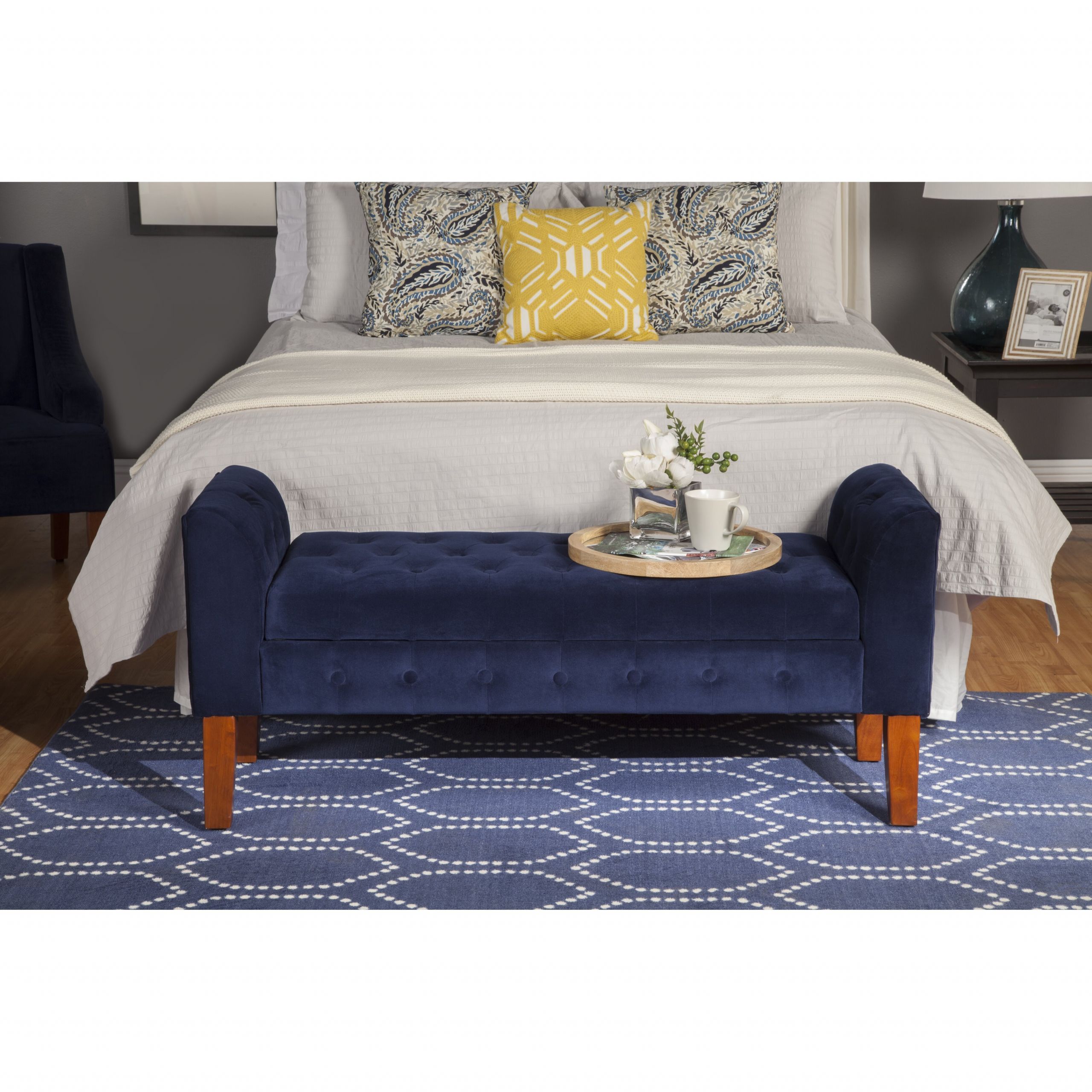 Bedroom Bench With Storage
 HomePop Storage Bench & Reviews