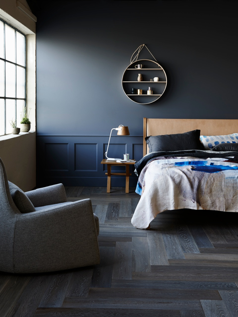 Bedroom Blue Walls
 Daring to go dark How to bring a designer edge to your home