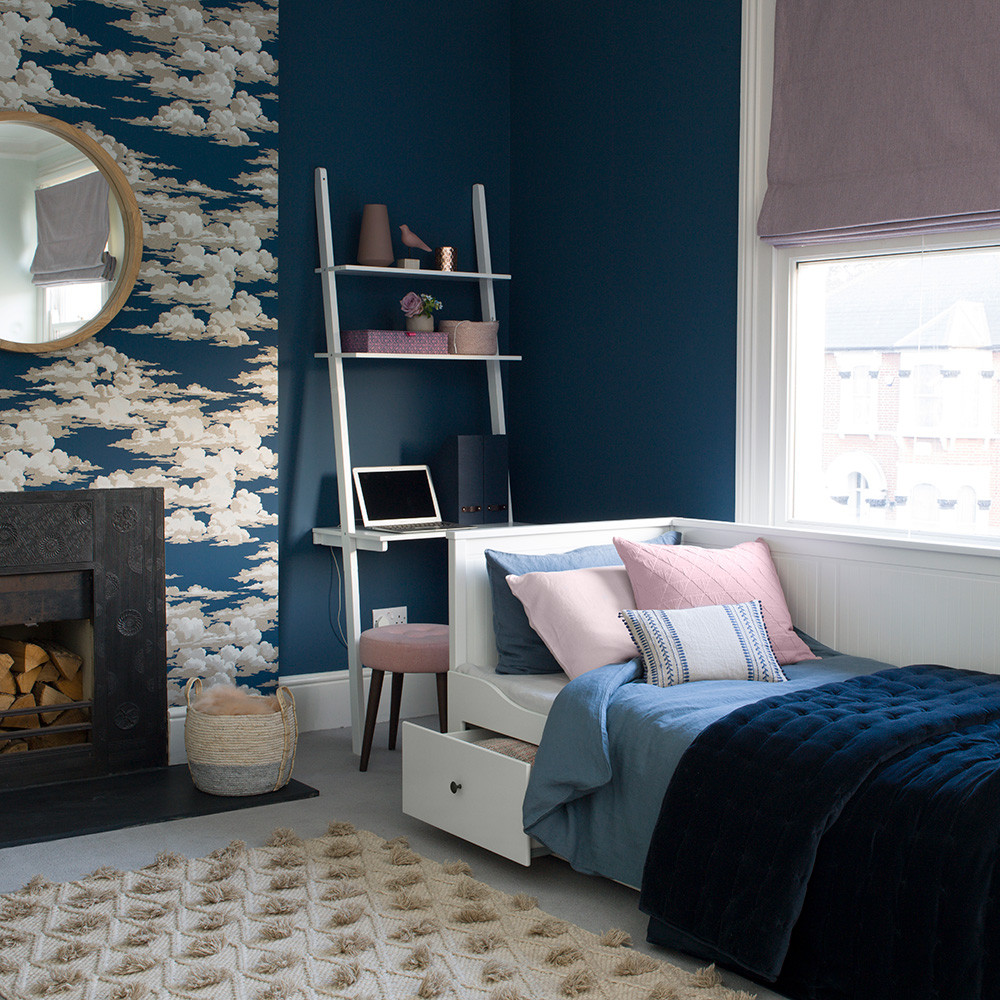 Bedroom Blue Walls
 Blue bedroom ideas – see how shades from teal to navy can
