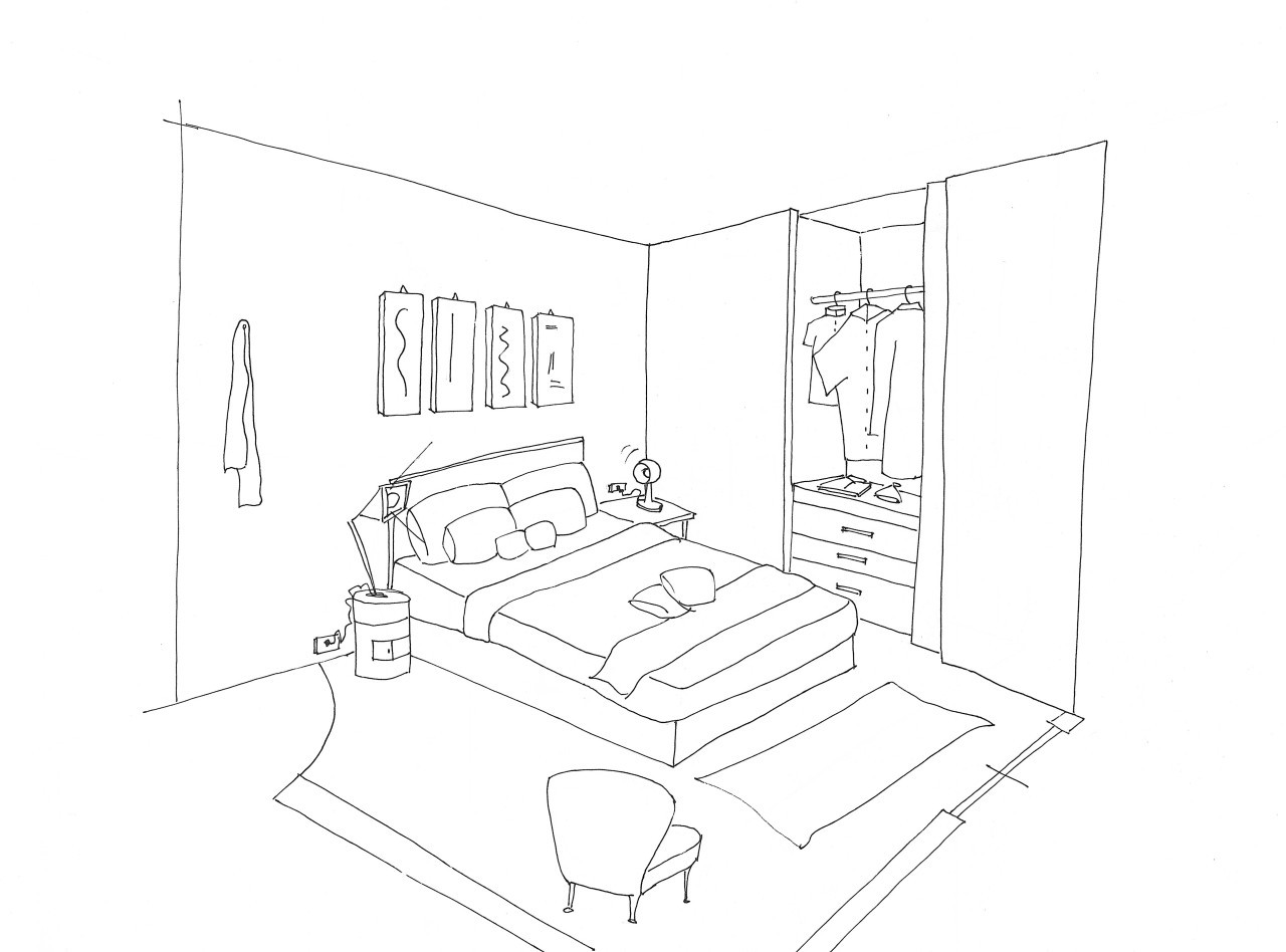 Bedroom Coloring Pages
 COLORING PAGES