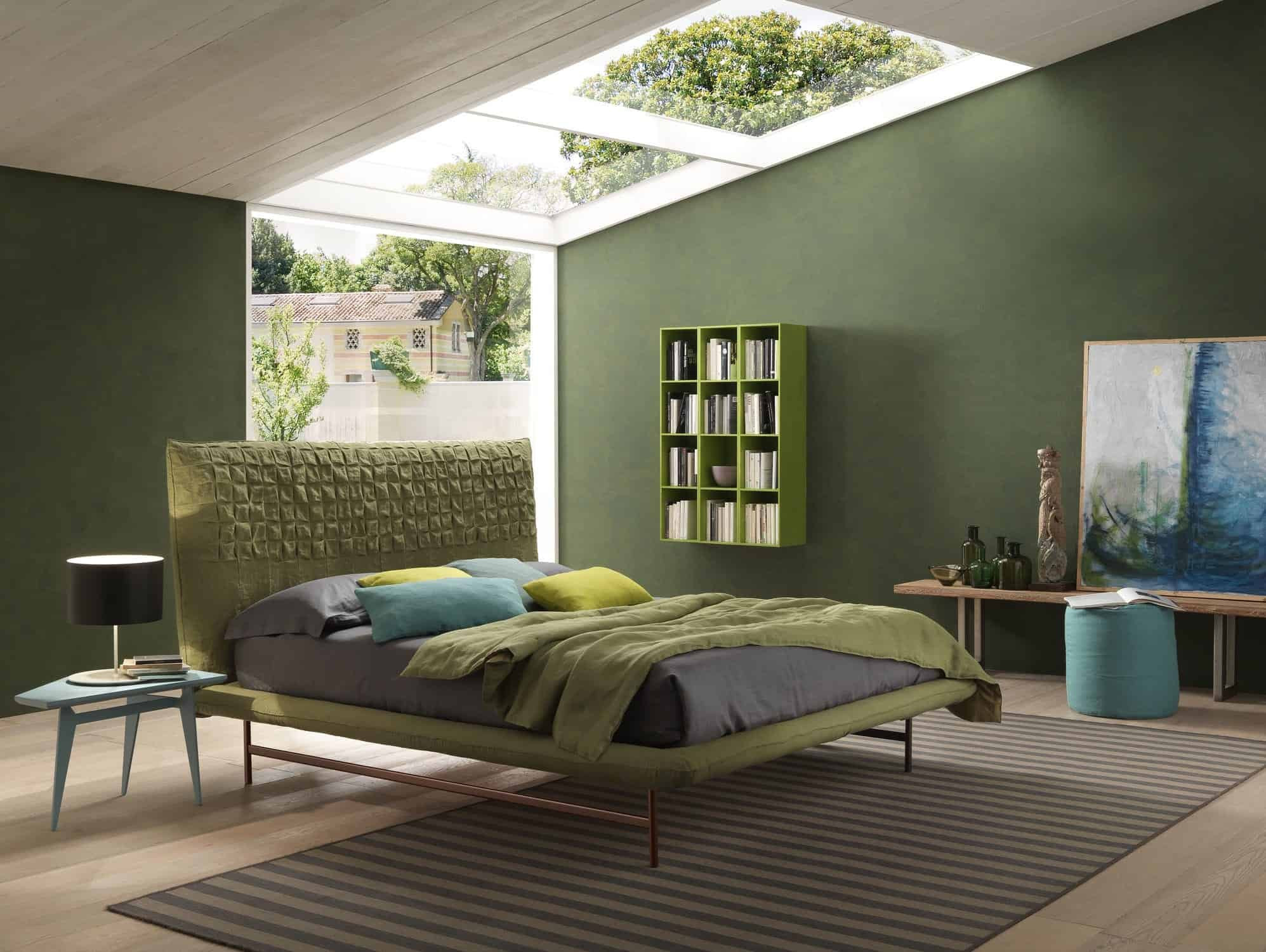 Bedroom Green Walls
 50 Modern Bedroom Design Ideas