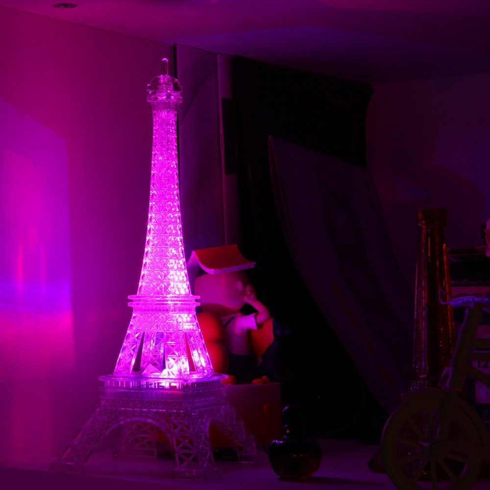 Bedroom Night Light
 Romantic Creative Eiffel Tower led night light Desk