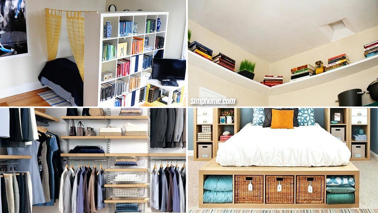 Bedroom Organization Ideas
 10 DIY Small Bedroom Storage Ideas Simphome