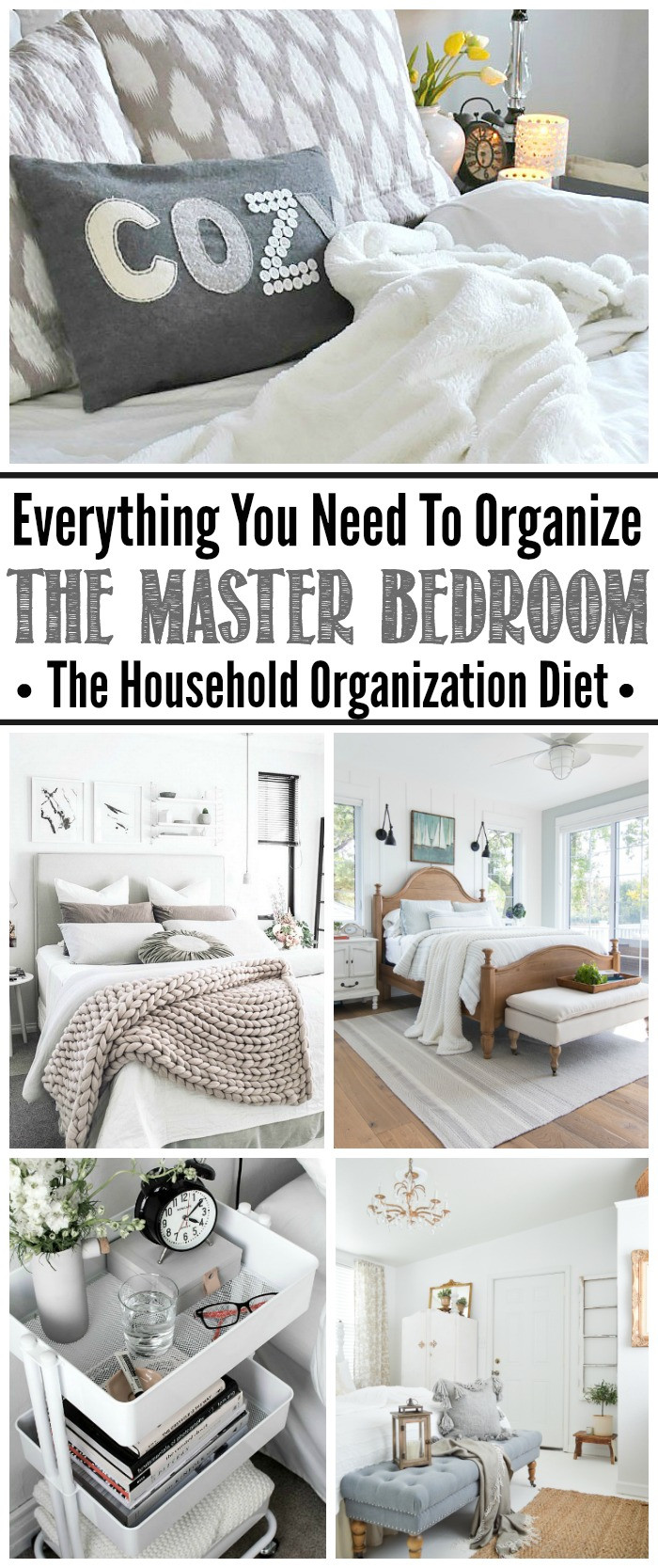Bedroom Organization Tips
 How to Organize the Master Bedroom September HOD Clean