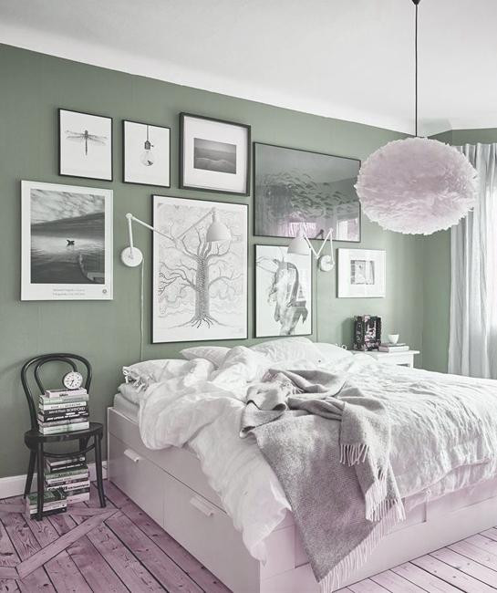 Bedroom Paint Ideas 2020
 Modern Color Trends 2020 Tranquil Dawn Bluish Grayish Green