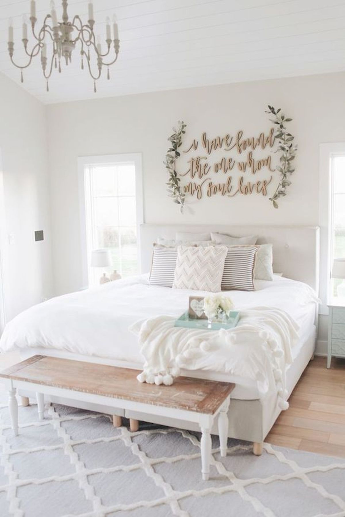 Bedroom Picture Wall Ideas
 53 Best Farmhouse Wall Decor Ideas for bedroom Ideaboz