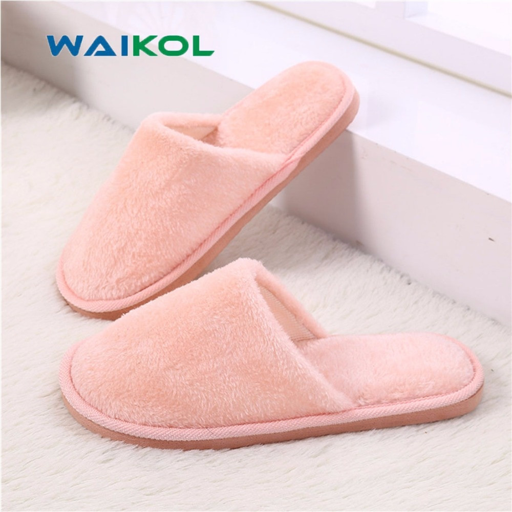 Bedroom Shoes For Womens
 Waikol Winter Home Women Slippers Indoor Bedroom House
