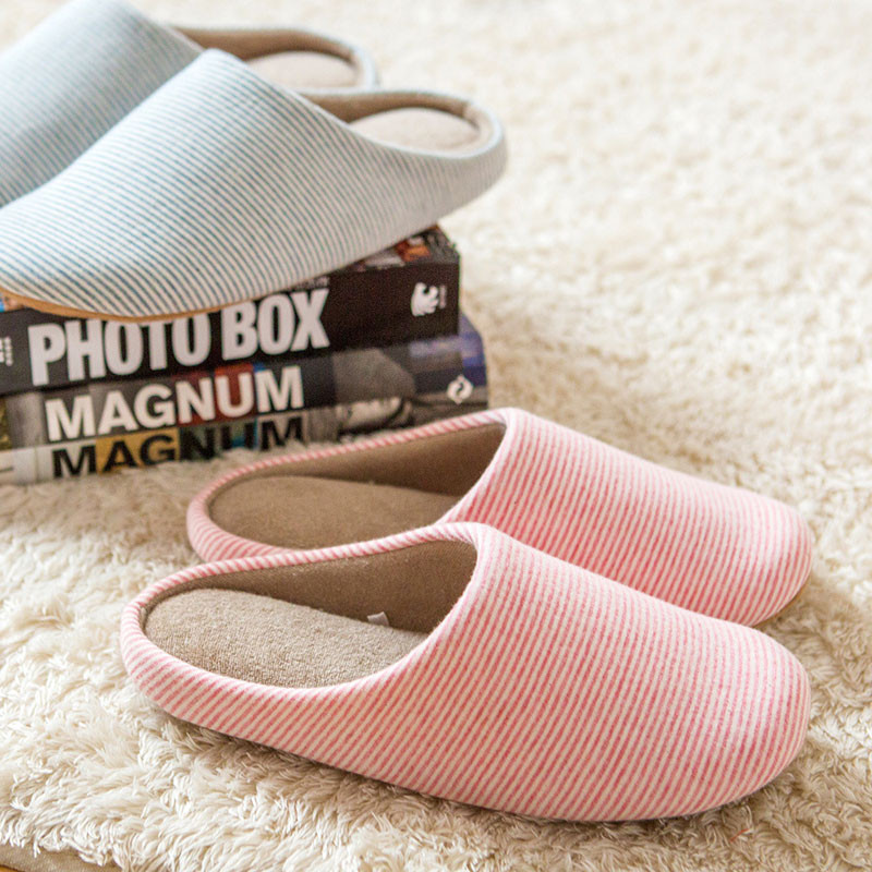Bedroom Shoes For Womens
 2016 Soft Home Slippers Women Stripe Warm House Slippers