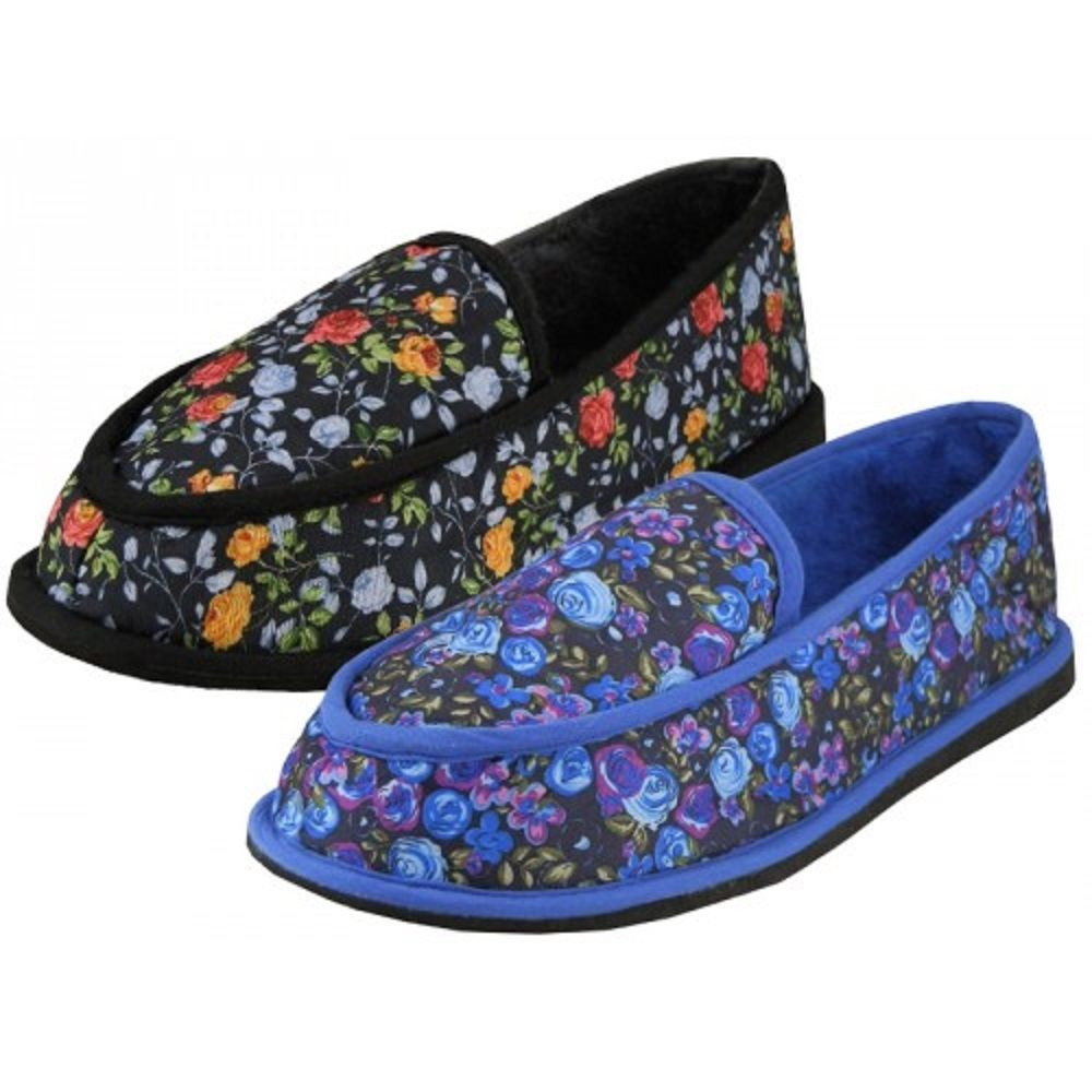 Bedroom Shoes Womens
 Women s Printed Close Back Bedroom Slippers Indoor Shoes