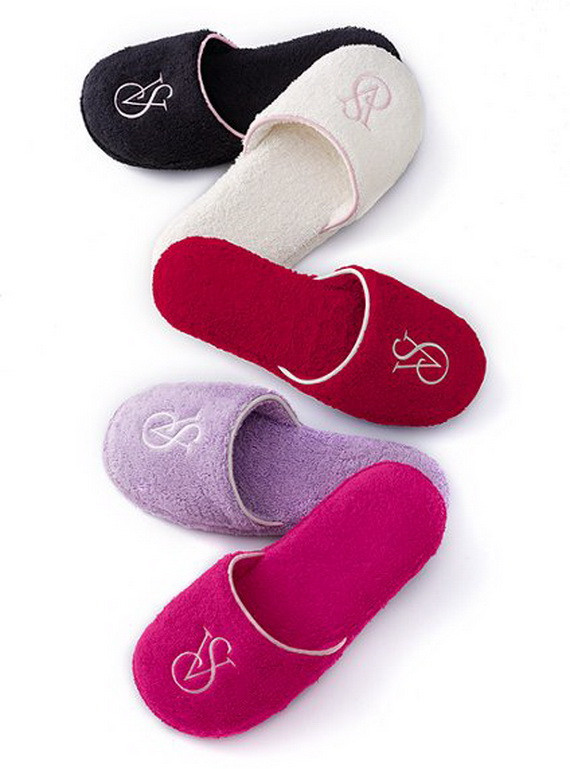 Bedroom Slippers Womens
 Slippers for Women by Victoria’s Secret Violet Fashion Art