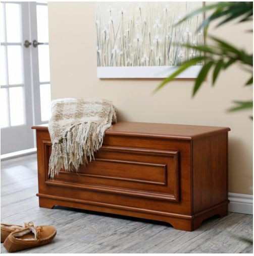 Bedroom Storage Trunk
 Hope Chest Bedroom Storage Trunk Wood Blanket Bench