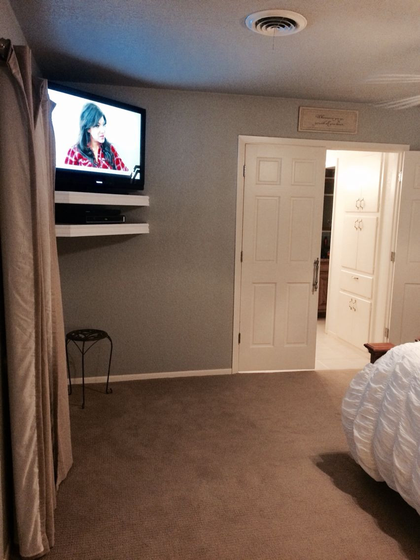 Bedroom Tv Wall Mount
 Pin on HOUSE BEDROOMS